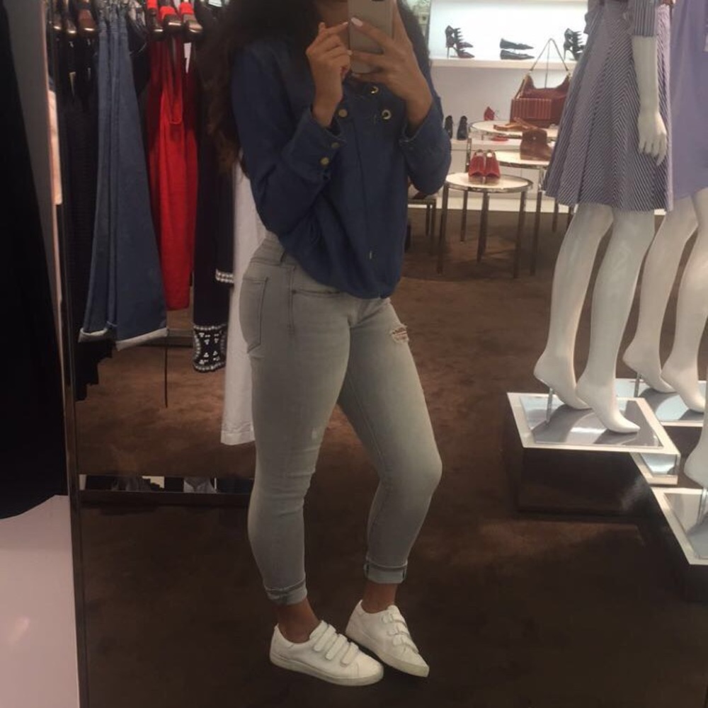 Michael Kors Chambray Top